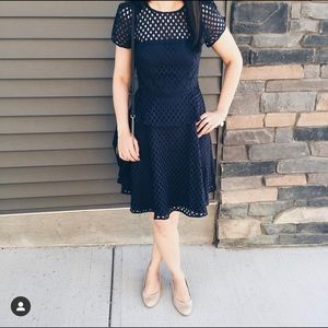 Banana Republic navy blue dress.